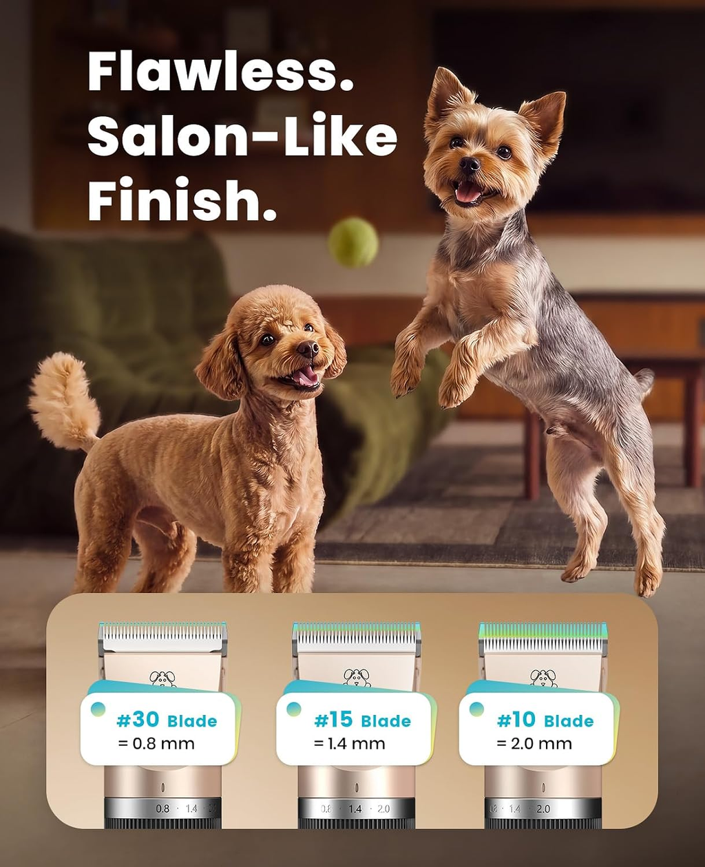 PawTrim Pro - Ultra Quiet Dog Grooming Clippers
